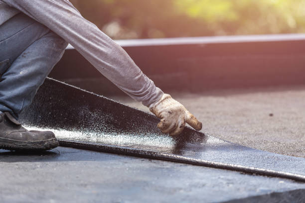 Professional Waterproofing technician working in Niagara University, NY